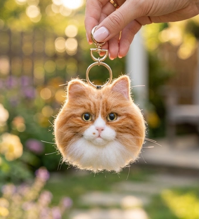 Custom Wool Portrait Charm