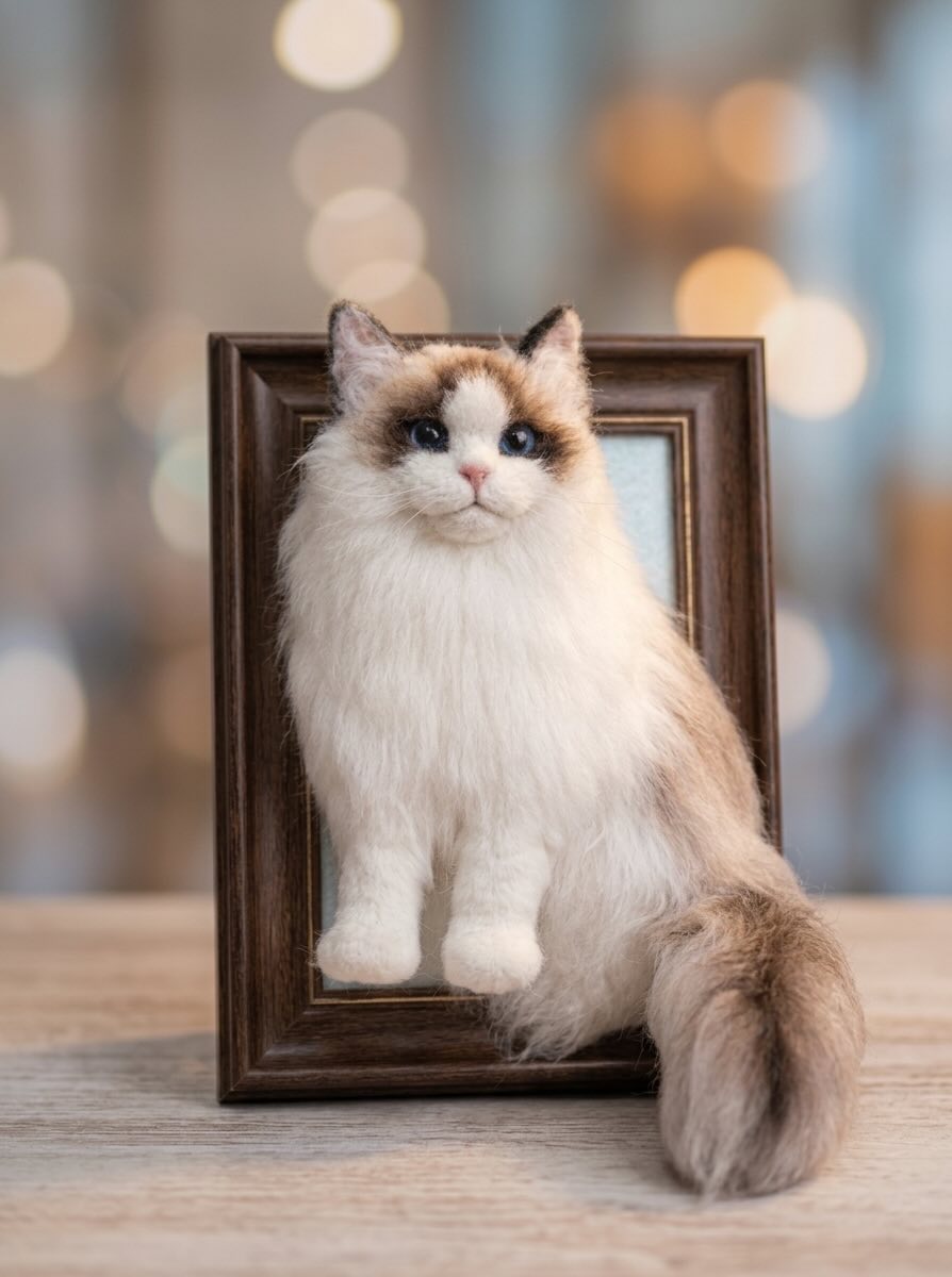 Custom Framed Wool Portrait